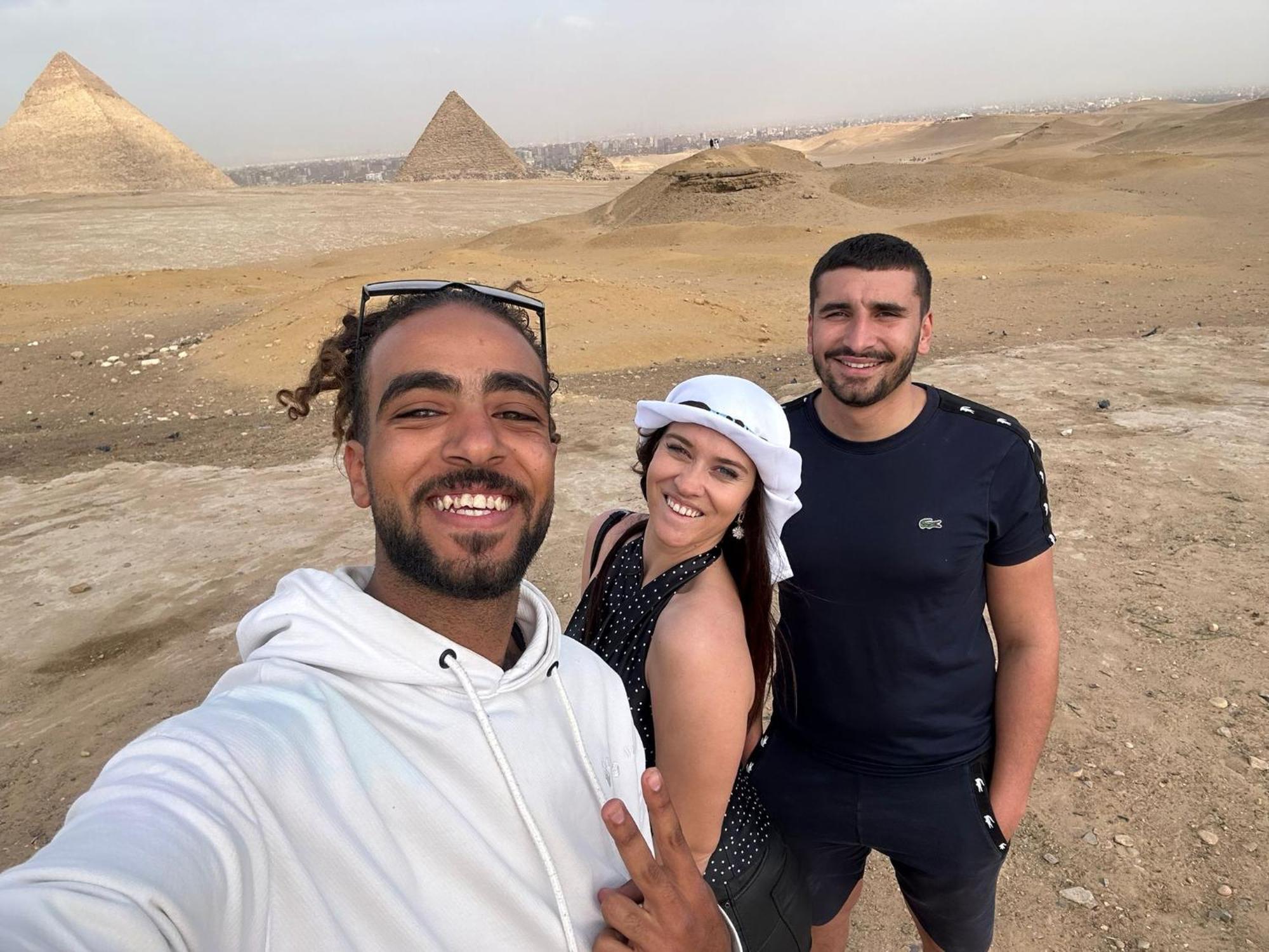 Eagles Pyramids View Hotel Kafrat al Jabal Exterior photo