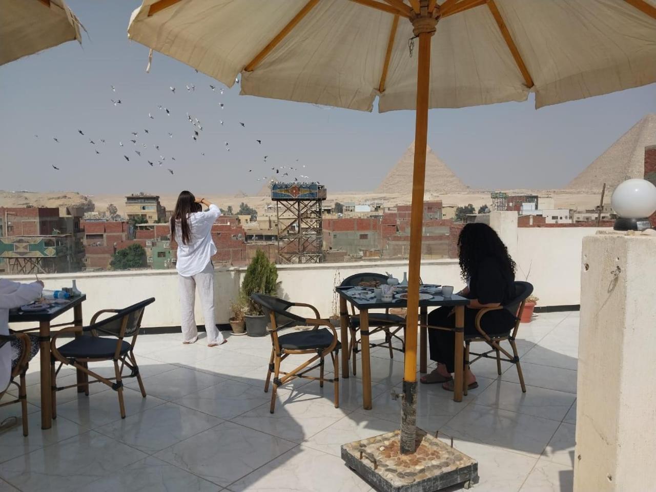 Eagles Pyramids View Hotel Kafrat al Jabal Exterior photo