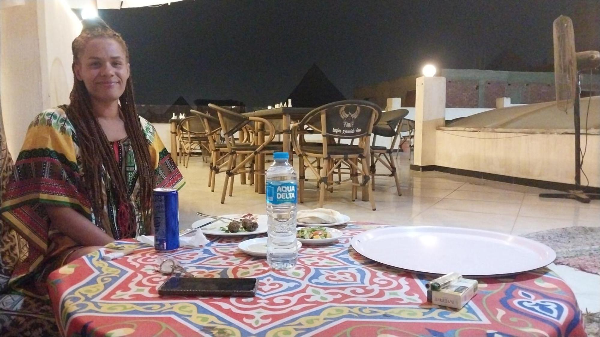 Eagles Pyramids View Hotel Kafrat al Jabal Exterior photo