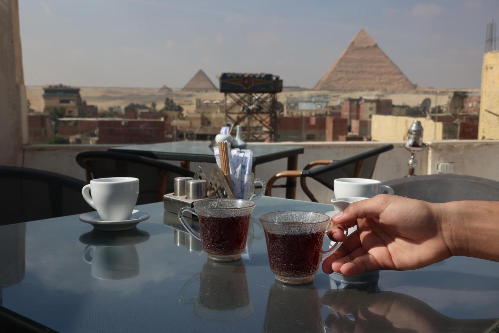 Eagles Pyramids View Hotel Kafrat al Jabal Exterior photo